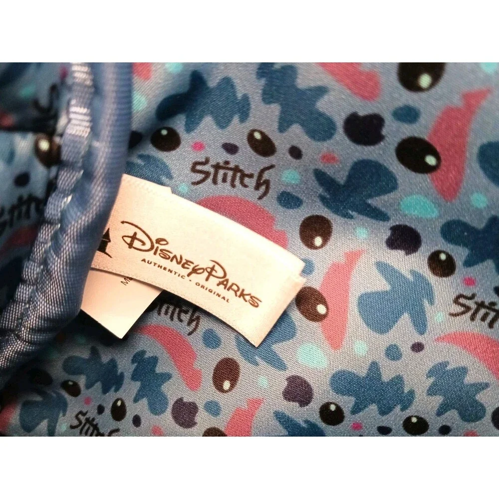 Loungefly Disney Parks Stitch Face Faux Leather Mini Backpack Bag Lilo & Stitch